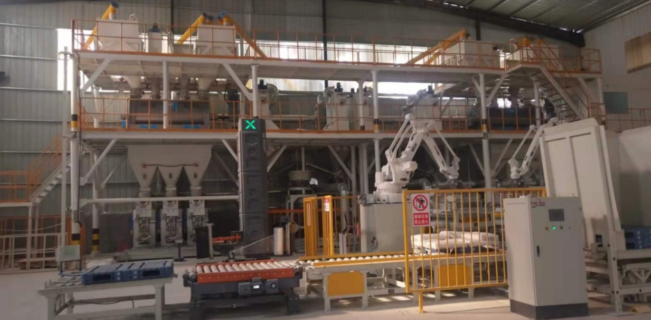 輕質(zhì)抹灰石膏生產(chǎn)線